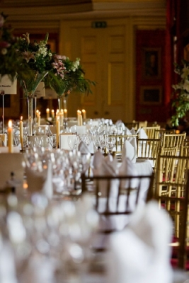wedding venue table setting