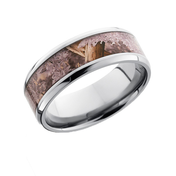 Beveled Edge Camo Ring