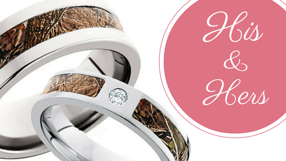 Camo wedding deals ring sets