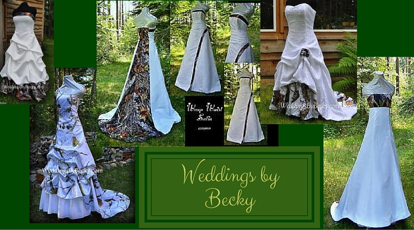 Camouflage Wedding Dress Material